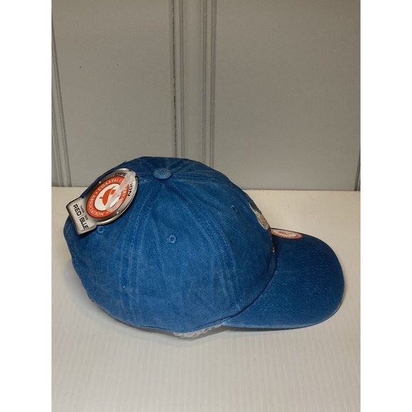 Nwt mens CCA Coastal Conservation Association Fish adjustable Cap. Teal - Picture 3 of 7